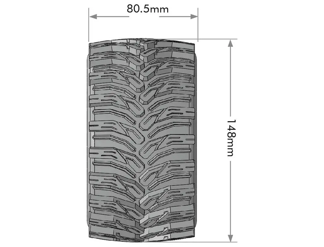 Louise Rc MFT Mt-Cyclone 1/8 0" &amp; 1/2" Offset Hex 17mm – view 5