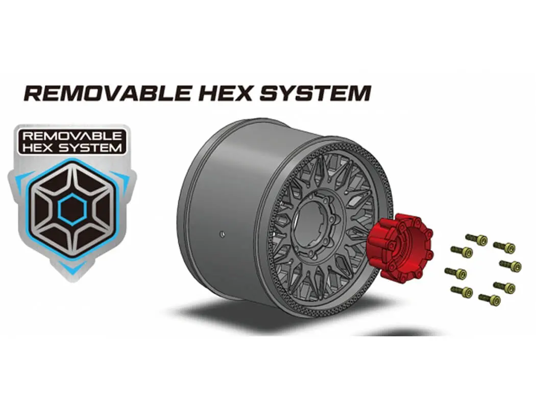 Louise Rc St-Pioneer Mini Maxx XRT Removable Hex 0"&amp;1/2" 12mm – view 4