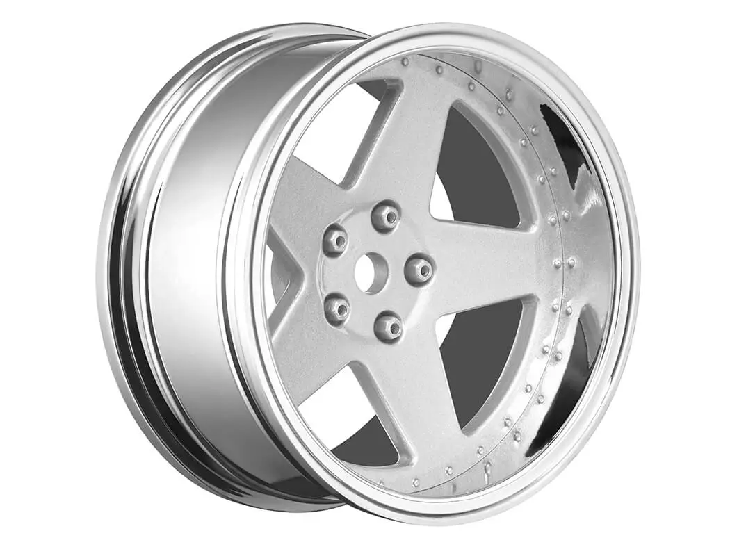 Louise Rc 1/10 Drift 2,4,6,8mm Offset 5-Spoke Wheels Matte Silver – view 2