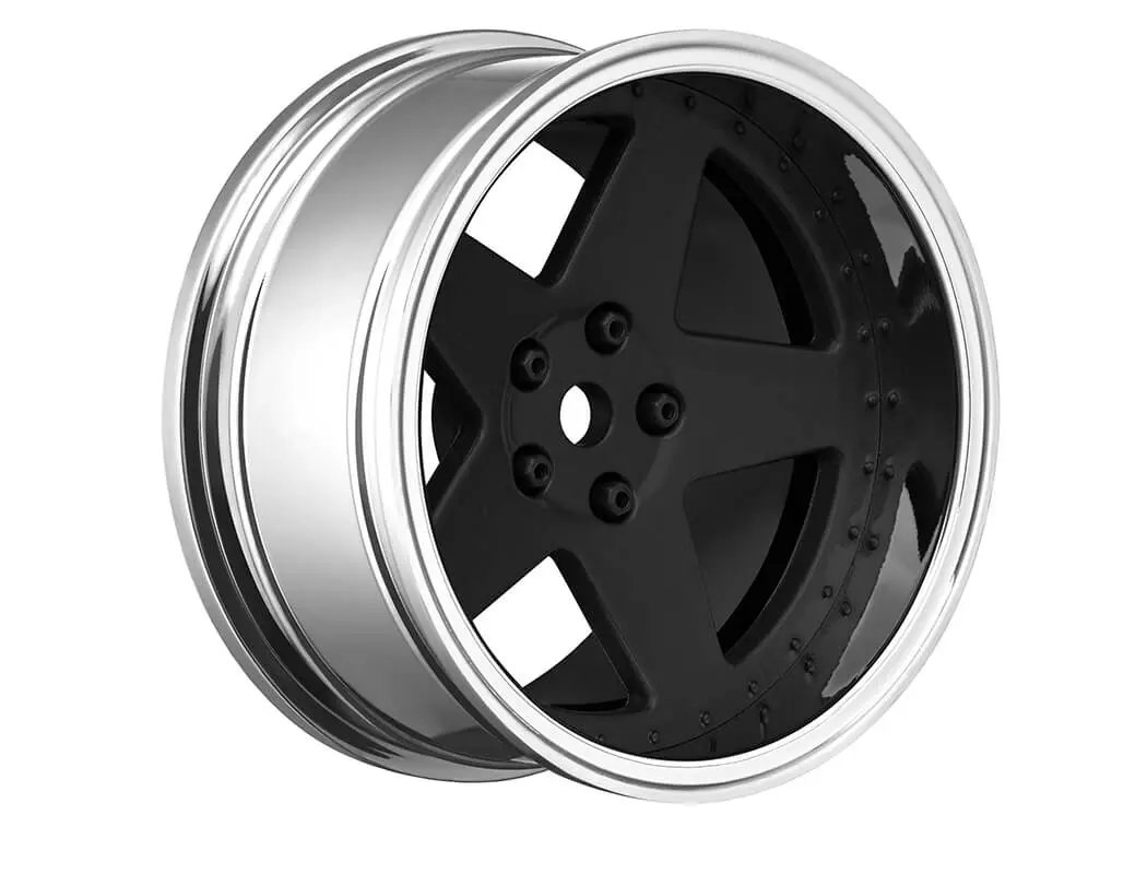Louise Rc 1/10 Drift 2,4,6,8mm Offset 5-Spoke Wheels Matte Black – view 2