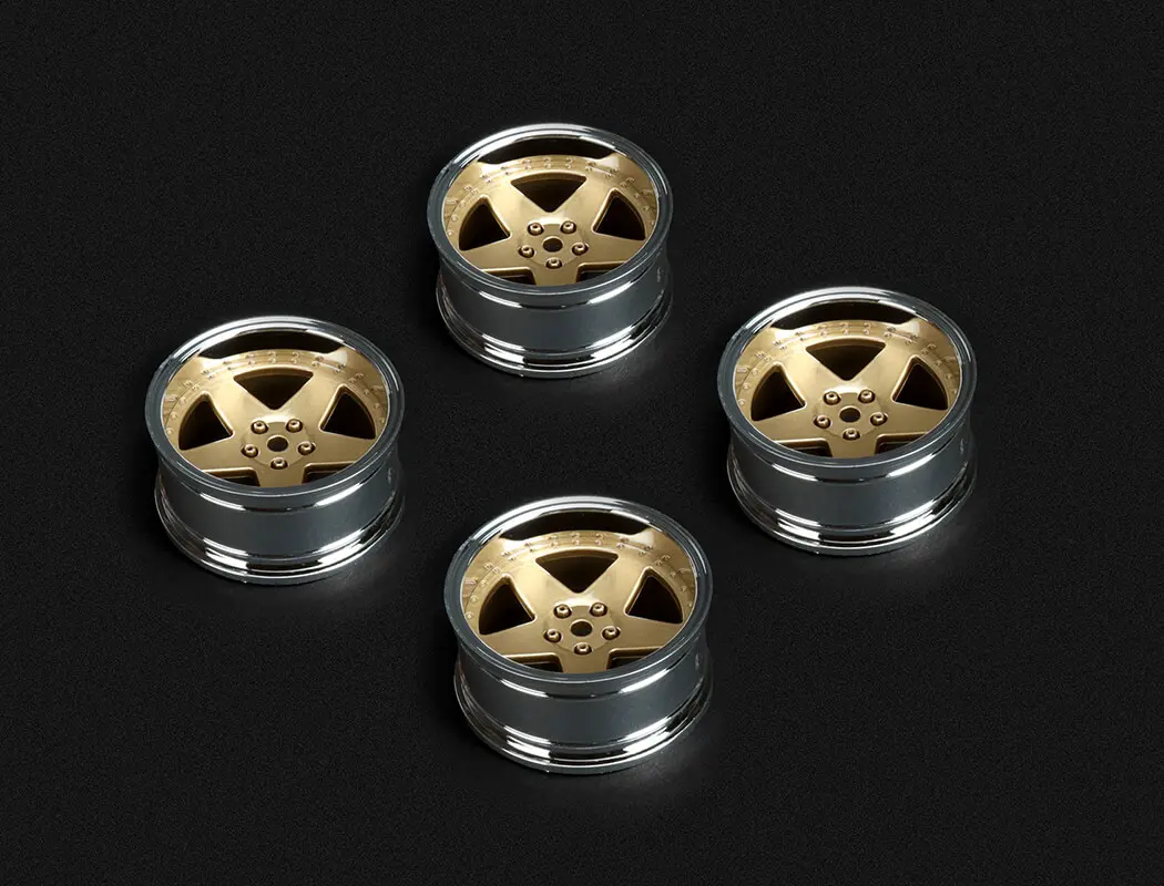 Louise Rc 1/10 Drift 2,4,6,8mm Offset 5-Spoke Wheels Bronze – view 3