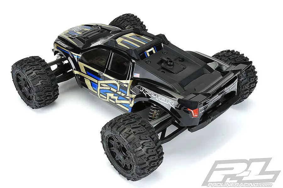 Proline Precut 2017 Ford F-150 Raptor Clear Body Rustler 4x4 – view 4