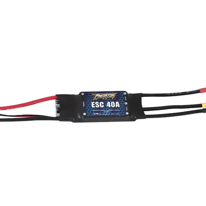 FMS 40a Brushless Esc - Special for 64mm Rafale(with 260mm Input Cable)
