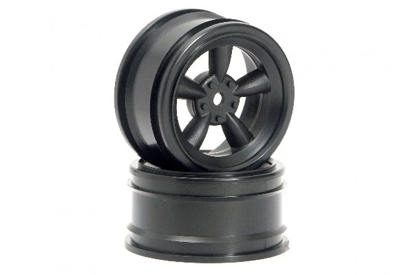 HPI Racing Vintage 5 Spoke Wheel 26Mm Black (0Mm Offset)