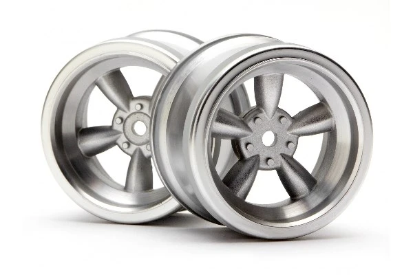 HPI Racing Vintage 5 Spoke Wheel 31Mm Mat Chrome 6Mm Offset – view 3