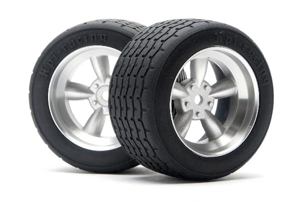 HPI Racing Vintage 5 Spoke Wheel 31Mm Mat Chrome 6Mm Offset – view 4