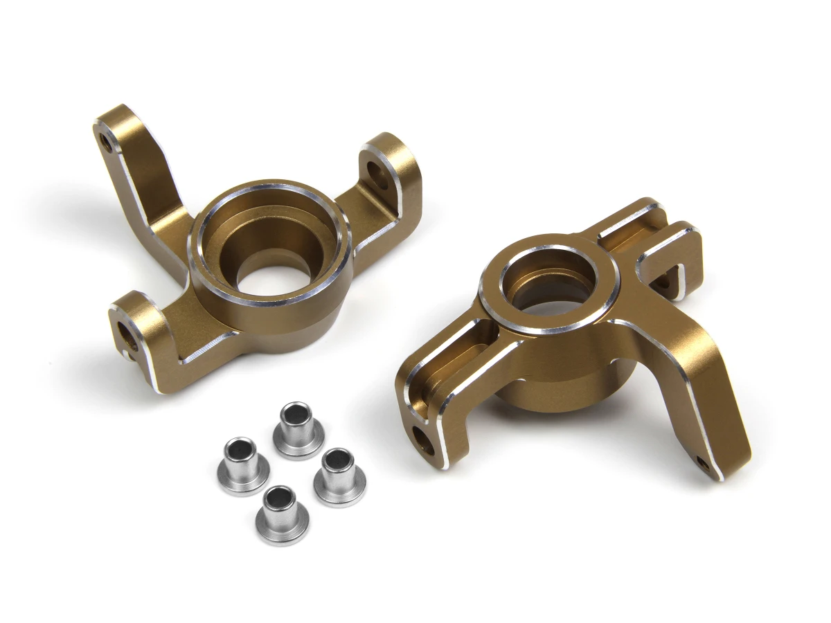 Maverick RC Aluminium Steering Spindle Set (Gold/Left/Right)