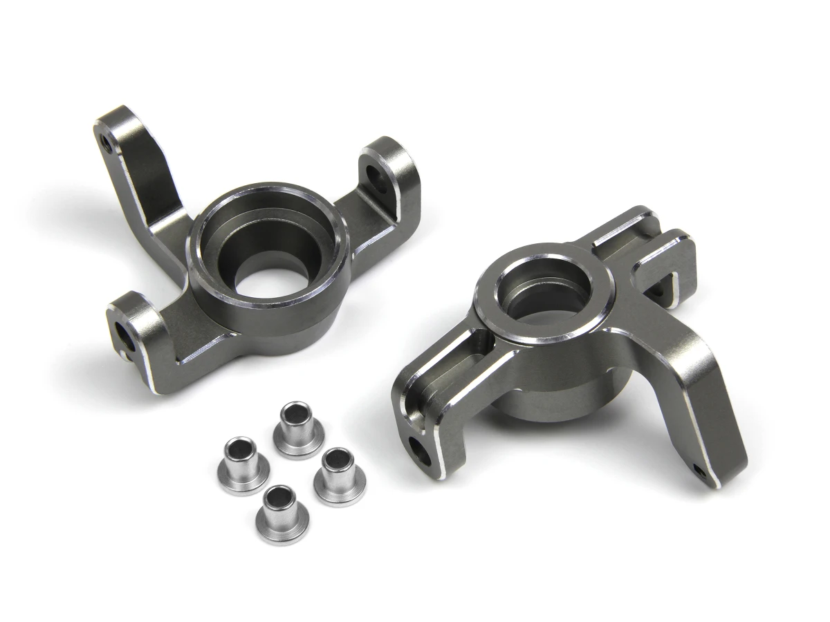 Maverick RC Aluminium Steering Spindle Set (Grey/Left/Right)