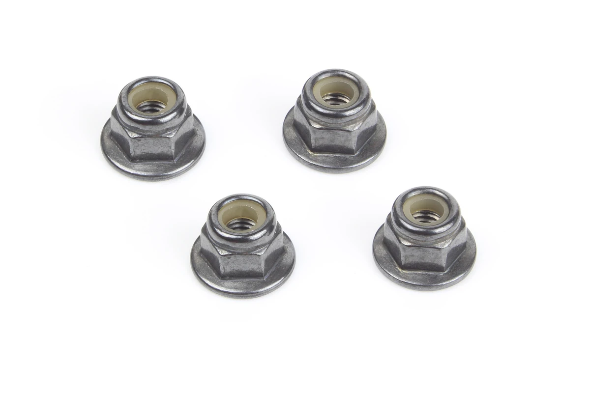 Maverick RC Flanged Lock Nut M3 (4pcs)