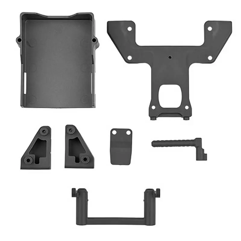 Team Associated Rb10 Retro Battery Mount Set Grey