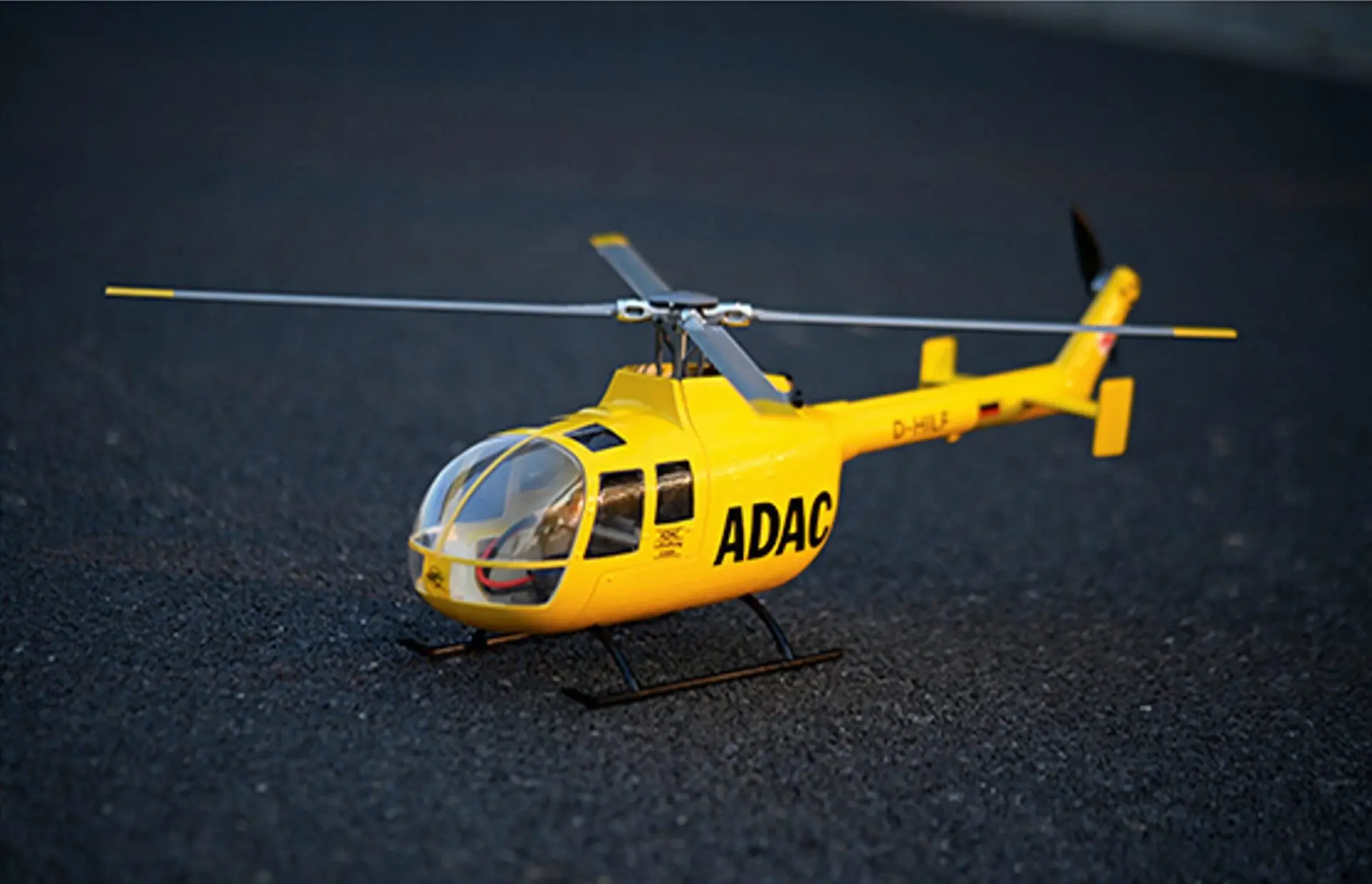 Flywing BO-105 RC Helicopter RTR Grey — Servo Failure (Warranty Return) – view 5