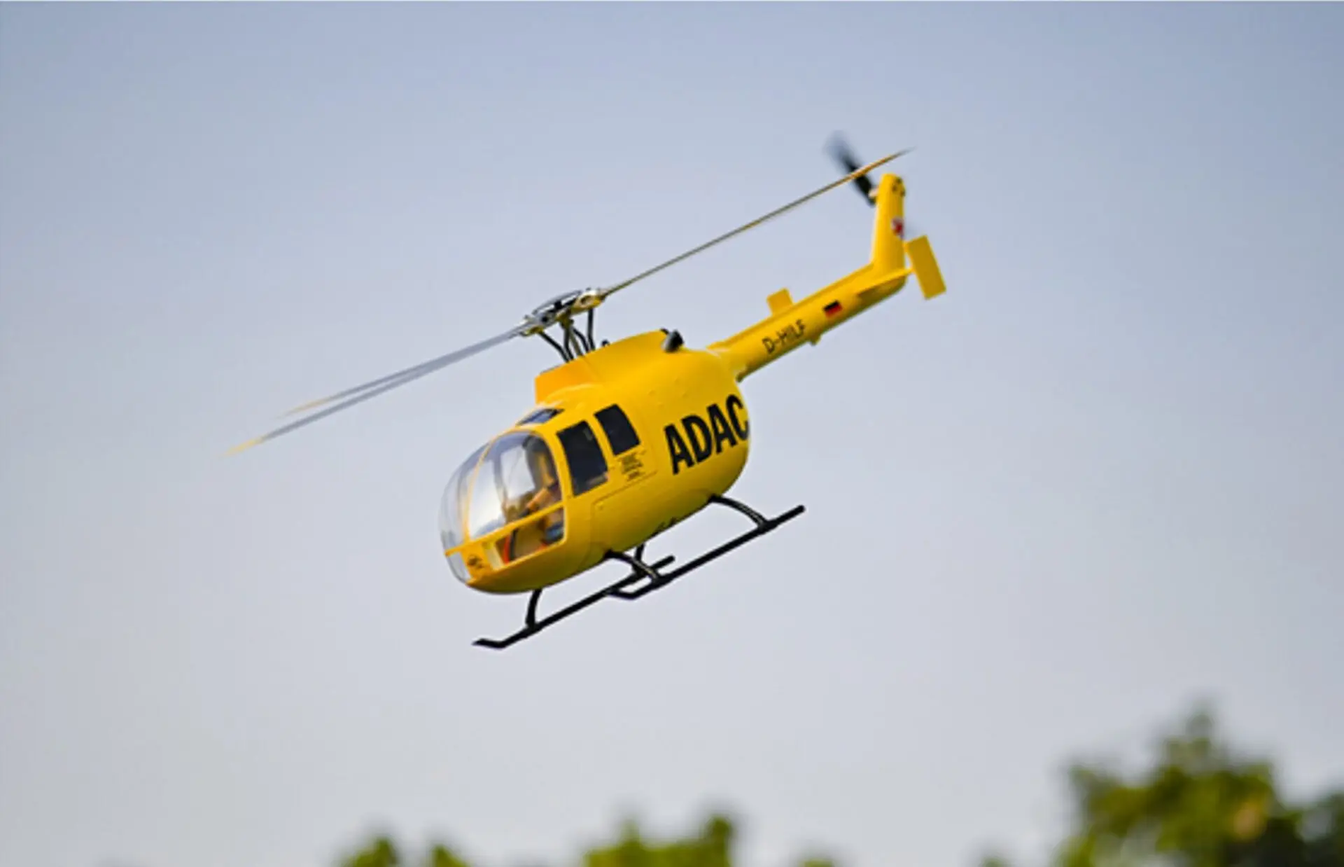 Flywing BO-105 RC Helicopter RTR Grey — Servo Failure (Warranty Return) – view 6