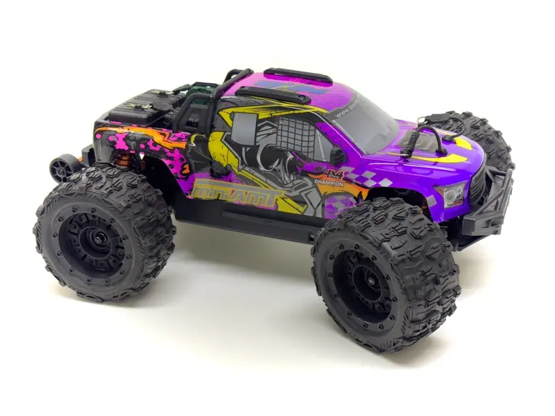 1:16 Bl/3s Monster Truck Mini Amt Magic-Purple RTR