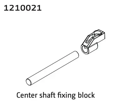 Alu Central Shaft & Mounting Bracket
