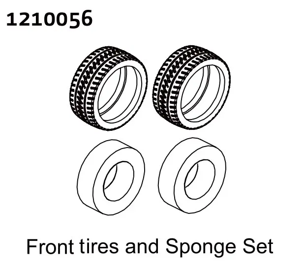 Tire &amp; Sponge Set - Rally (2)