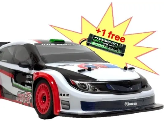 1:10 EP Rally "STi-X" Brushed 4WD RTR + NiMH 2000mAh
