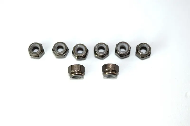 Aluminum Nylon Nut M3 (8)