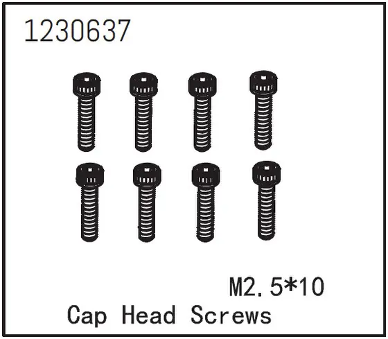 Cap Head Screw m2.5*12 (8)
