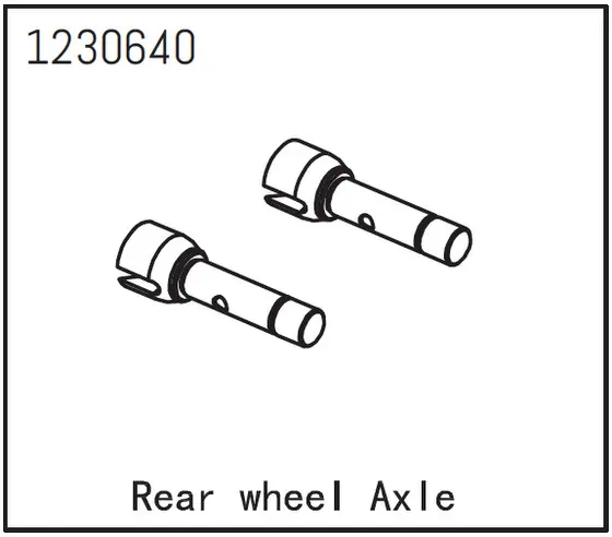 Rear Wheel Axle (2)
