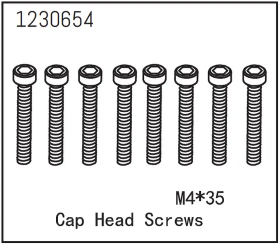 Cap Head Screws M4*35 (8)