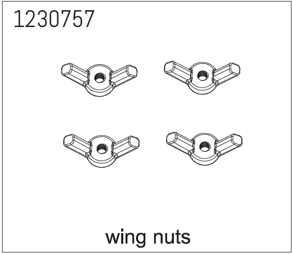 Wing Nuts (4) - Landi