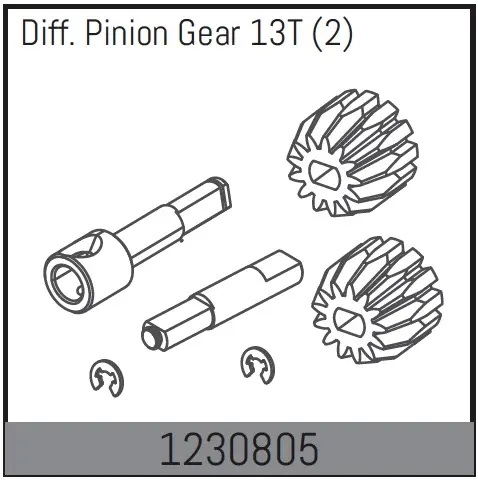 Differential Gear 13t (2)