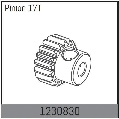 Motor Pinion 17t