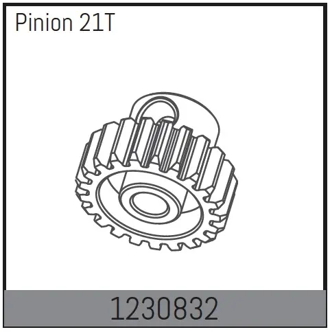 Motor Pinion 21t