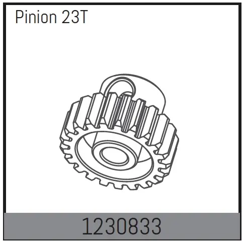 Motor Pinion 23t