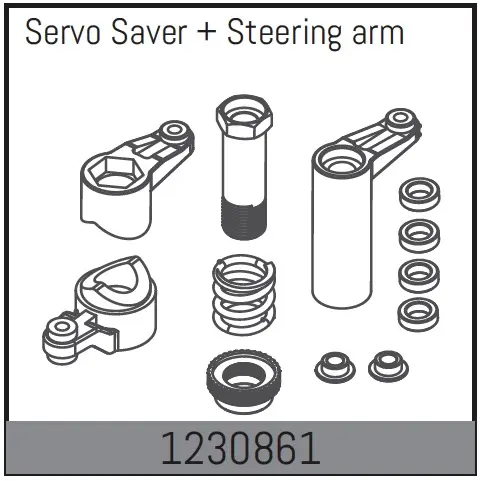 Servo Saver/Steering Arms