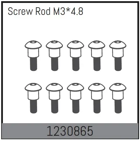 Screw Rods m3*4.8 (10)