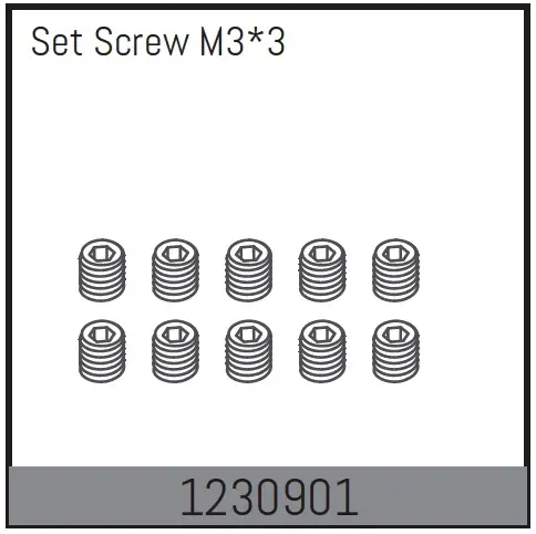 Set Screw M3*3 (10)