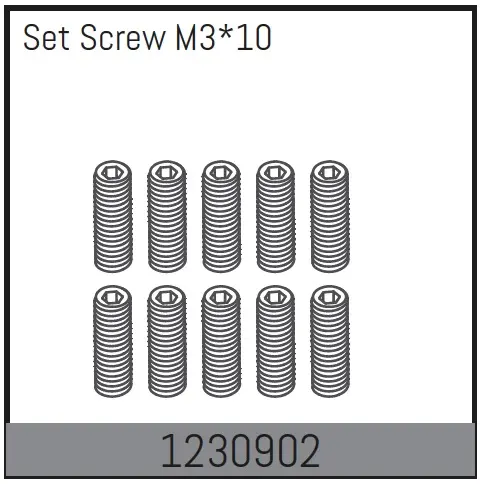 Set Screw M3*10 (10)