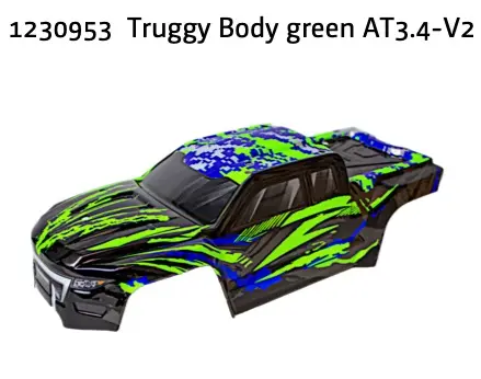 Truggy Body Green at3.4-v2