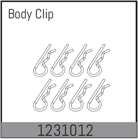 Body Clips (8) - cr3.4eco