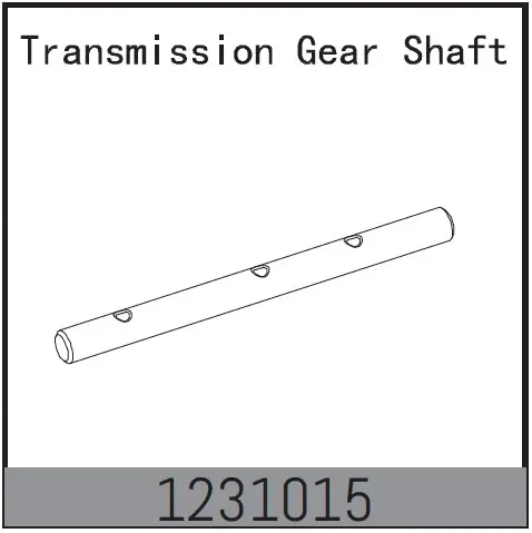 Transmission Gear Shaft - cr3.4eco