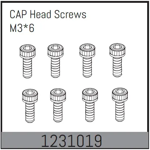 Cap Head Screws M3*8 (8)