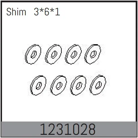 Washer 3*6*1 (8)