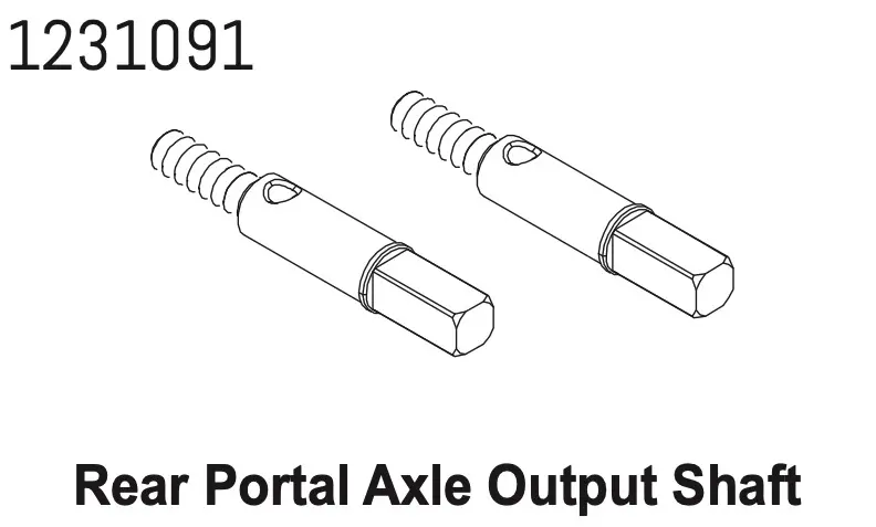 Portal Axle Shaft (Rear) cr4.4 (2)