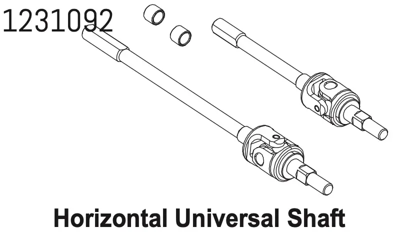 Universal Axle Set (Front) cr4.4