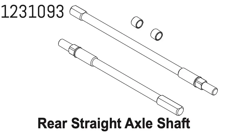 Straight Axle Shaft (Rear) cr4.4
