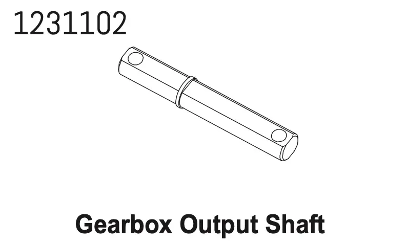 Gearbox Shaft cr4.4