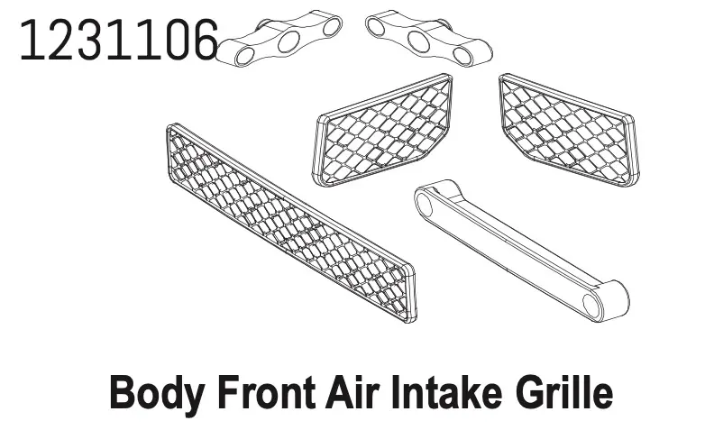 Front Mesh Grille Set cr4.4