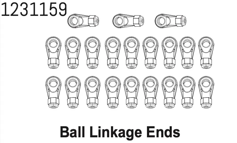 Ball Ends Set cr4.4