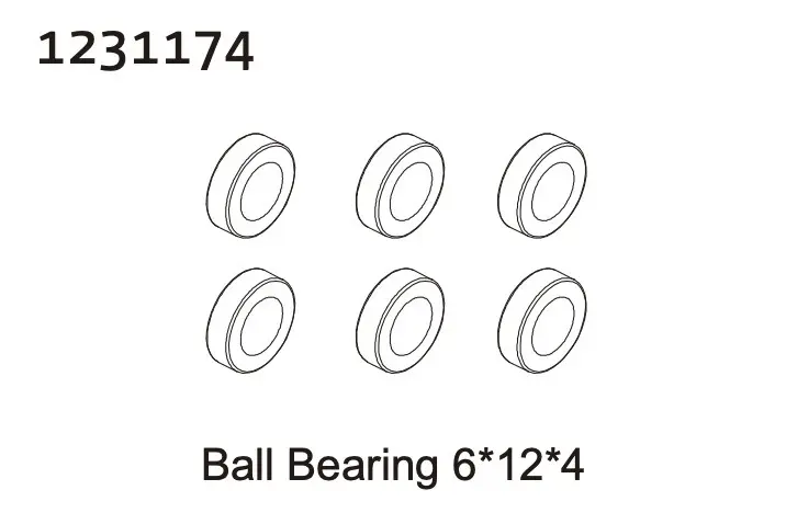 Ball Bearing 6*12*4 (6)