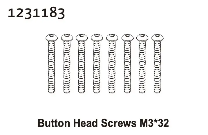 Button Head Screw M3*32 (8)