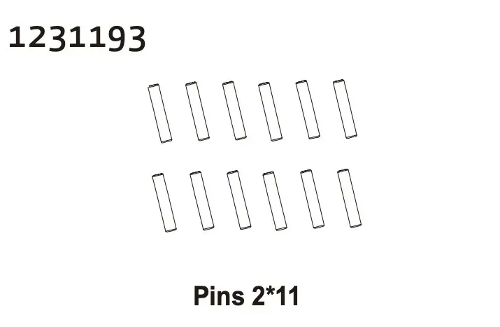 Pins 2*11 (12)
