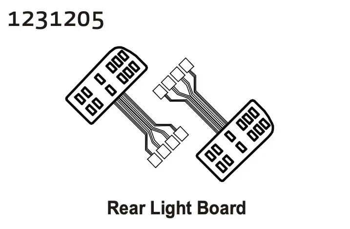 Taillight Board cr4.4 Patrol