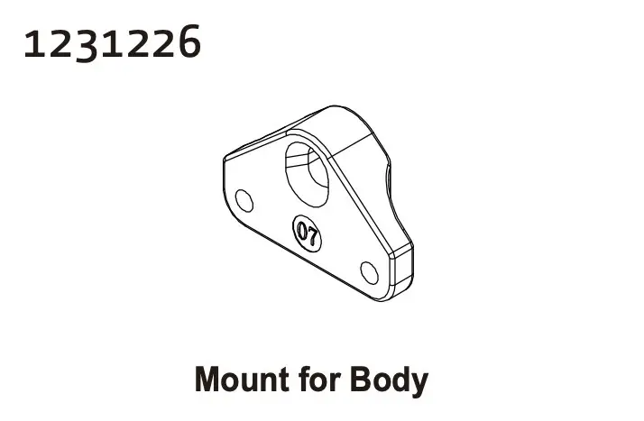 Mount for Body cr4.4 Patrol