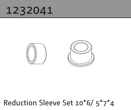 Reduction Sleeve Set 10*6 / 5*7*4